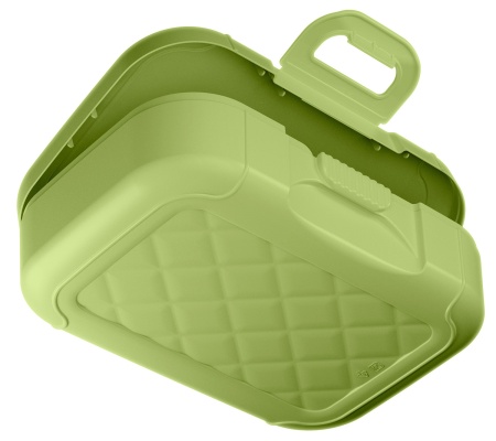 Homver ланч-бокс детский 0,85л с декором "Baby party" (салатовый) {15} - фото