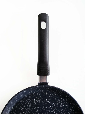 Vari сковорода блинная литая VARI Pietra черный гранит 24см - фото