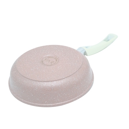 Vari сковорода литая VARI РОМАНТИКА, розовый камень 28 см {6} - фото