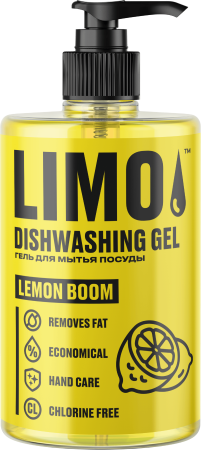 LIMO гель д/мытья посуды 460 мл Взрывной лимон {15} - фото