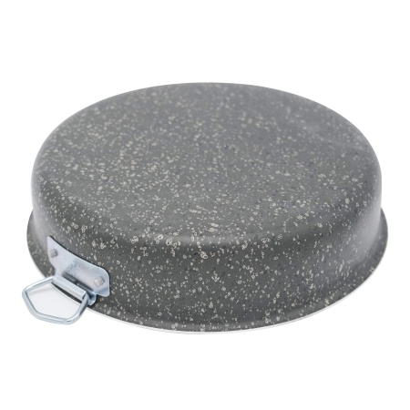 Vari форма д/запекания штампованная VARI Романтика Венеции серый гранит, 24 см {8} - фото