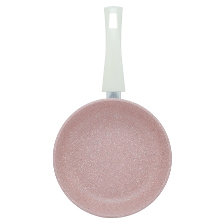 Vari сковорода литая VARI РОМАНТИКА, розовый камень 28 см {6} - фото