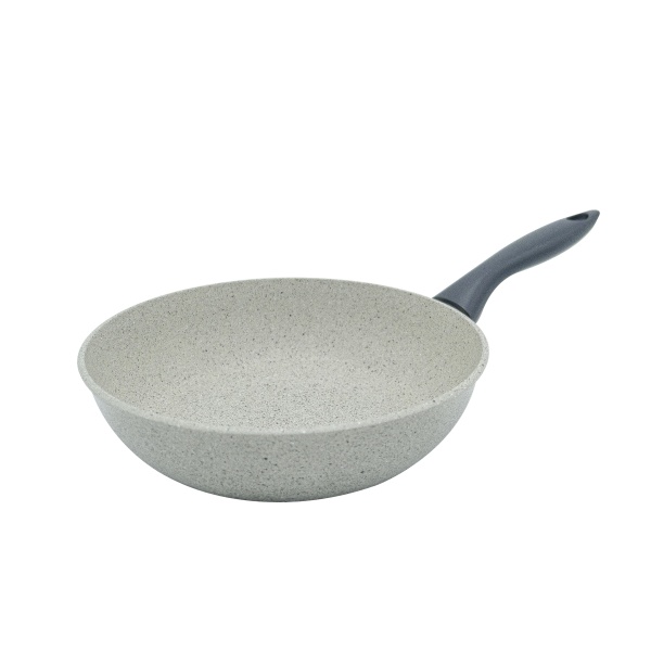 Vari сковорода литая VARI Классическая каменная белый 28 см {6} - фото