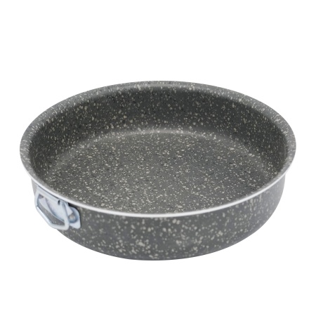 Vari форма д/запекания штампованная VARI Романтика Венеции серый гранит, 24 см {8} - фото