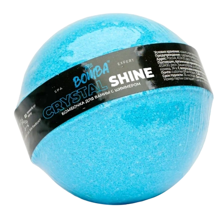 The Bombbath бурлящий шар для ванн 120 г Кристальный блеск с шиммером {40} - фото