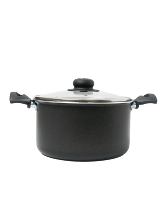 Vari кастрюля штампованная VARI Лучшая цена (со стекл. крышкой) 3л {6} - фото