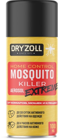 DRYZOLL аэрозоль от клещей и комаров 100 мл {24} - фото